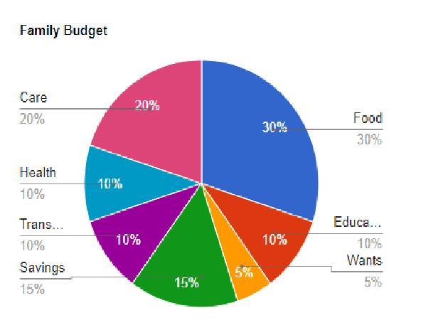 Budgeting for family expenses