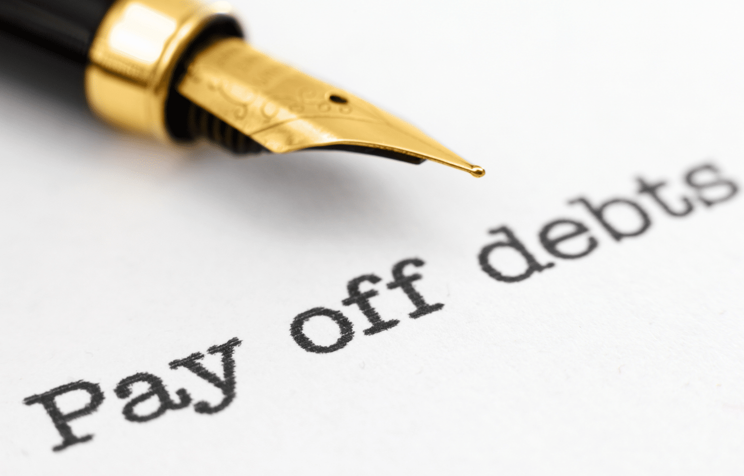 Plans for paying off debt quickly